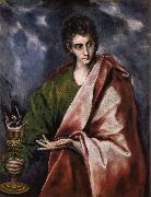 El Greco St John the Evanglist Sweden oil painting artist